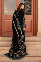 Maria.B. Winter Luxe 3 Piece Unstitched Embroidered Velvet Suit | DL-1208 - TC-1385