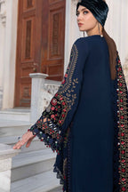 Maria.B. Luxury Lawn Edition Navy Blue DL-1109 - TC-1197