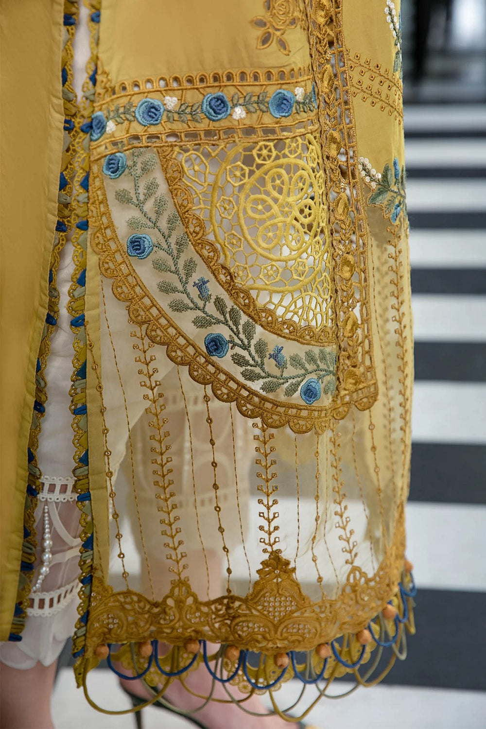 Luxury Lawn by Maria B. Eid Edition Design -EL-23-06-Mustard - TC-604