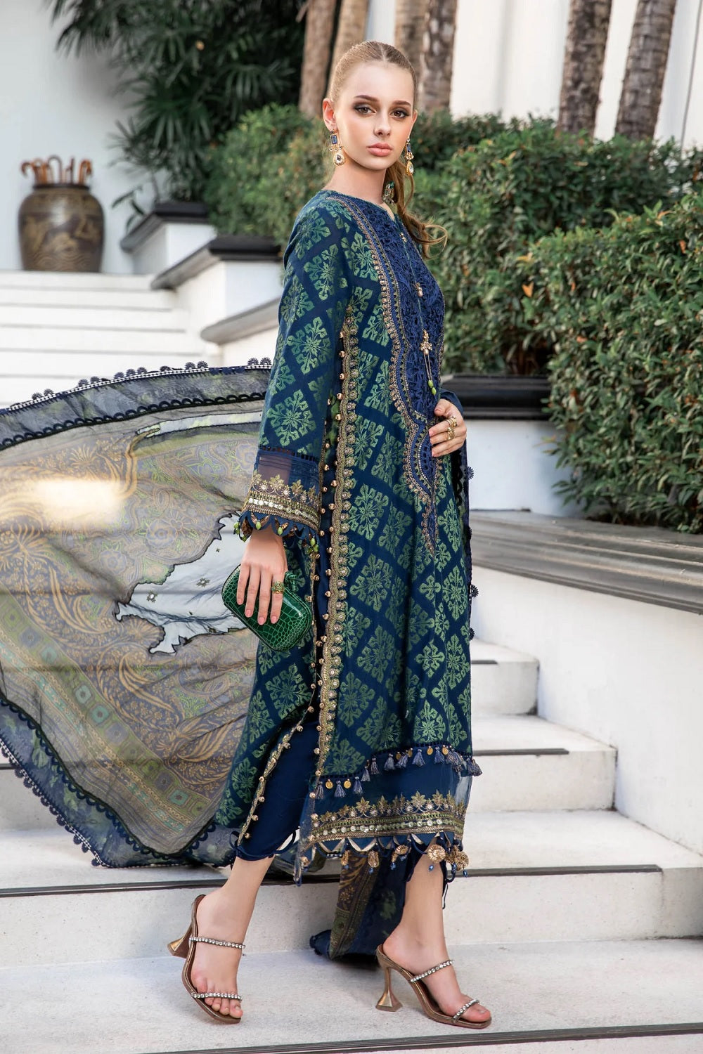 Luxury Lawn by Maria B. Eid Edition ‘23 - EL-23-08-Blue - TC-687