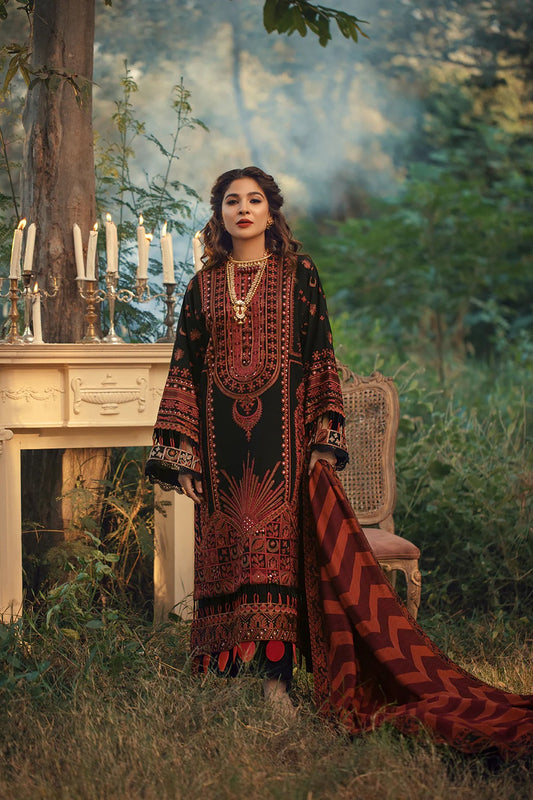 Maryam Hussain Luxury Lawn'24 NAPOLI D-01 - TC-759