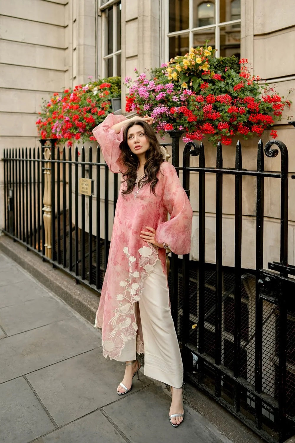 Maira Khan | Sania Maskatiya TWILA Luxury Floral Embroidered Sheesha Silk - TC-1791