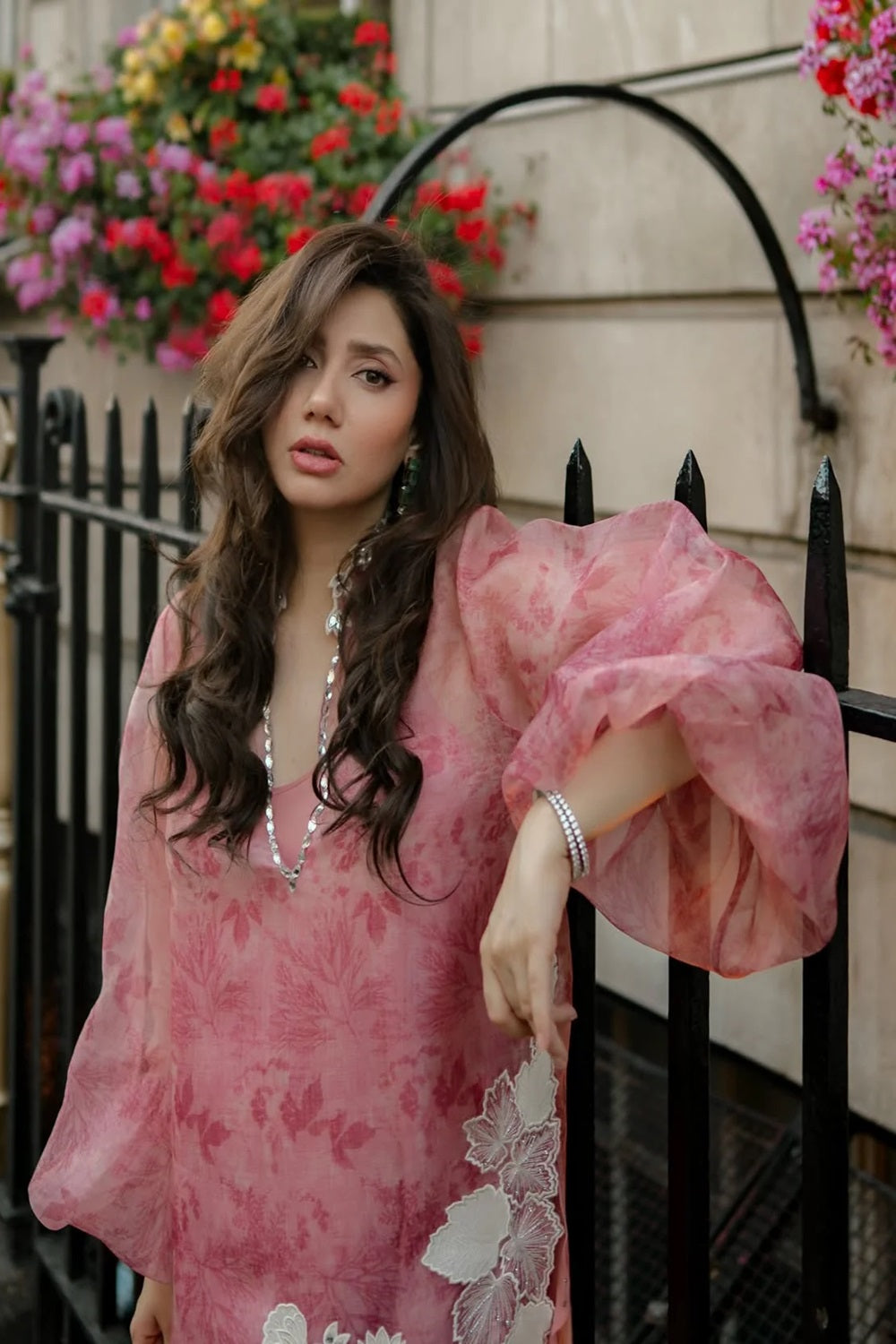 Maira Khan | Sania Maskatiya TWILA Luxury Floral Embroidered Sheesha Silk - TC-1791