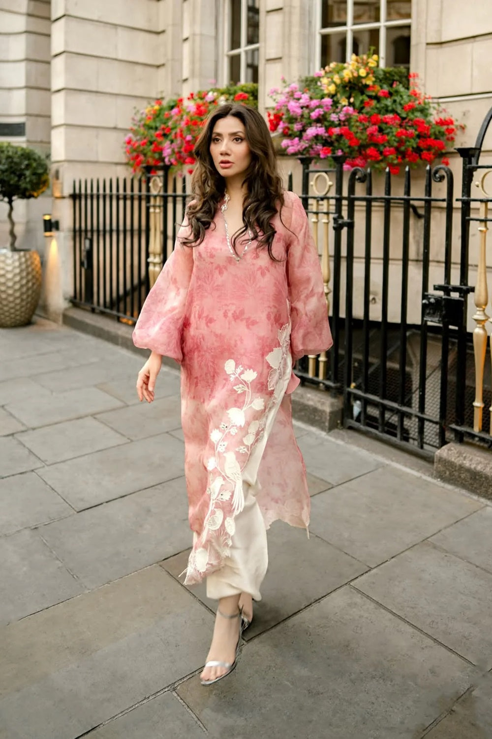 Maira Khan | Sania Maskatiya TWILA Luxury Floral Embroidered Sheesha Silk - TC-1791