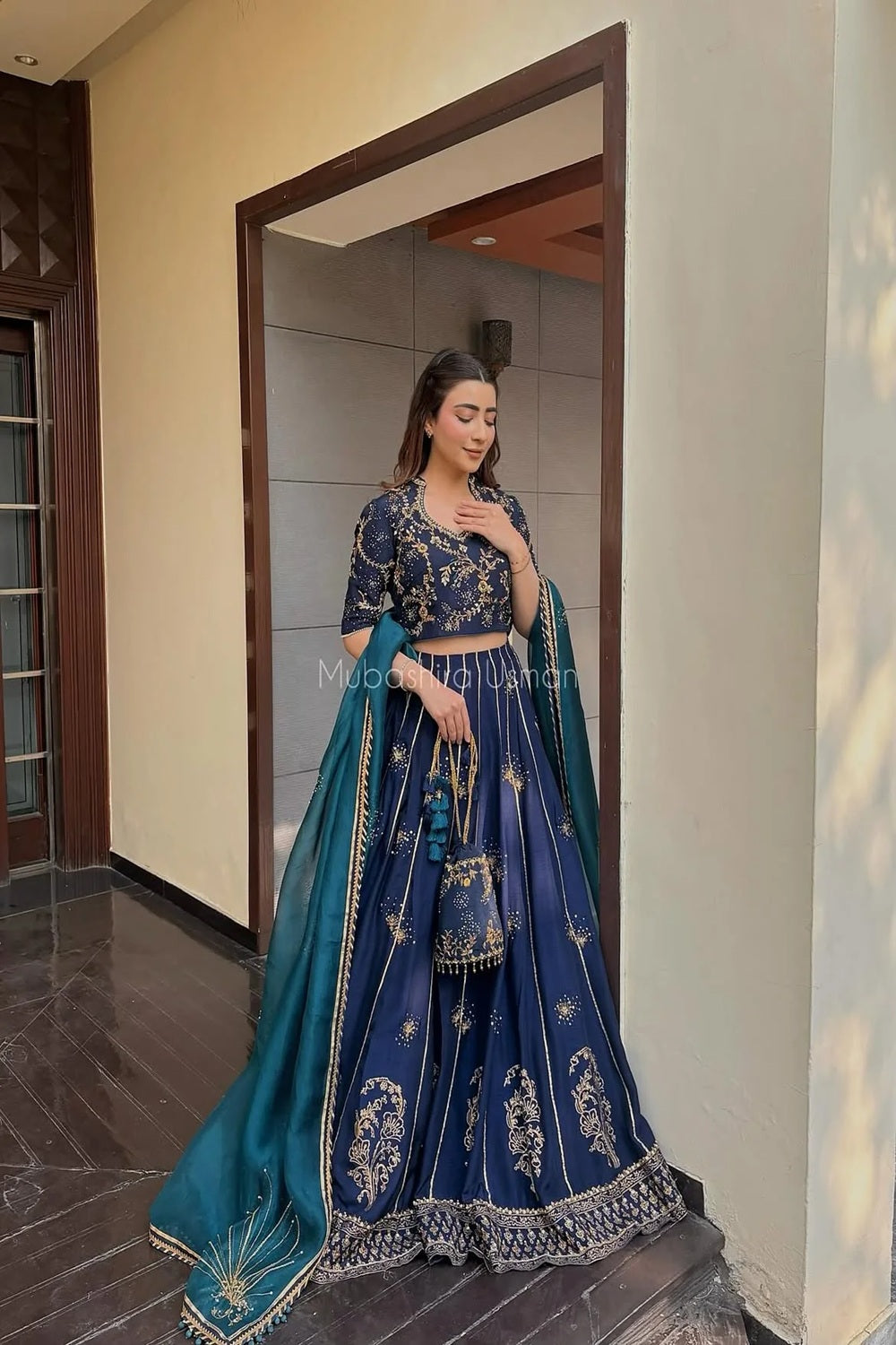 Mubashira Usman - Zahveen Luxury Wedding Lehenga Set - TC-1830