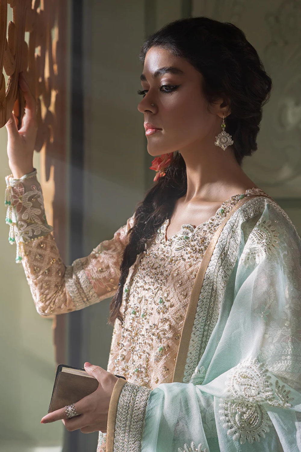 Qala By Mushq - Luxury Kamdaani Festive Collection - AMIRA - TC-628