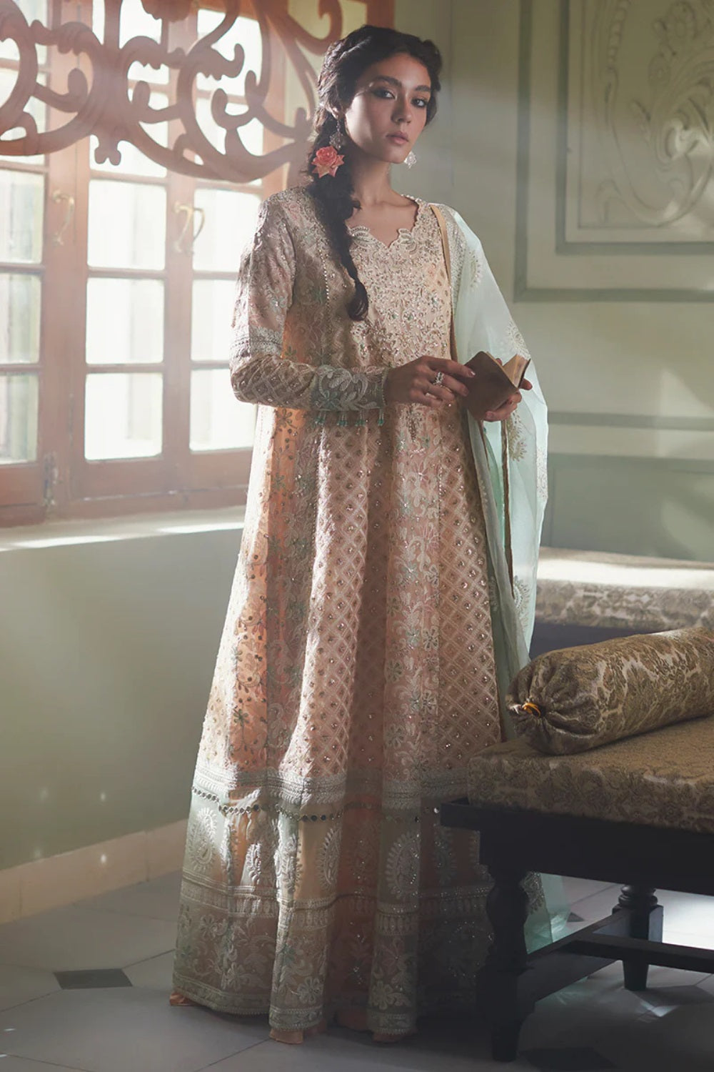 Qala By Mushq - Luxury Kamdaani Festive Collection - AMIRA - TC-628