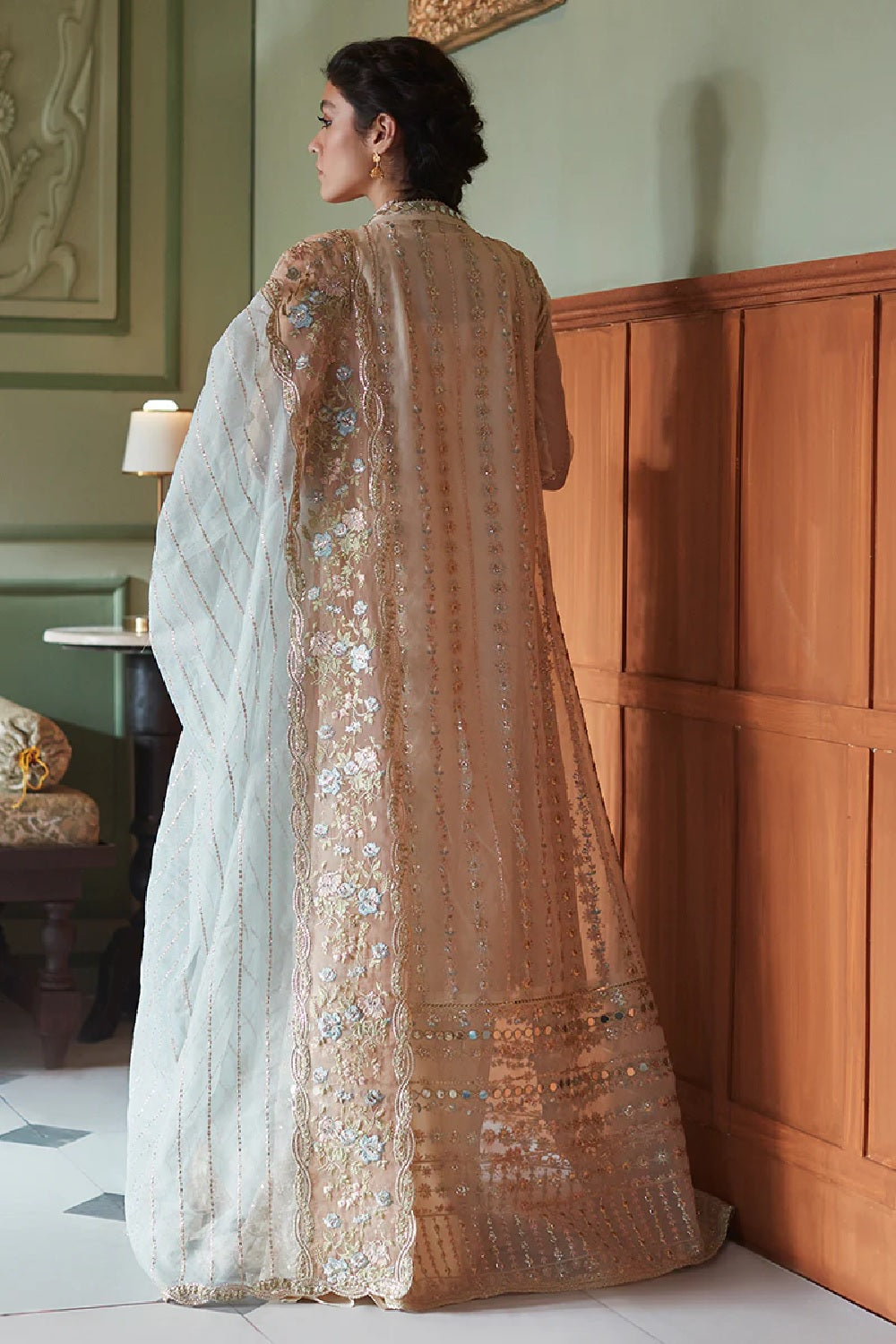 Qala By Mushq - Luxury Kamdaani Festive Collection - AAIMA - TC-539