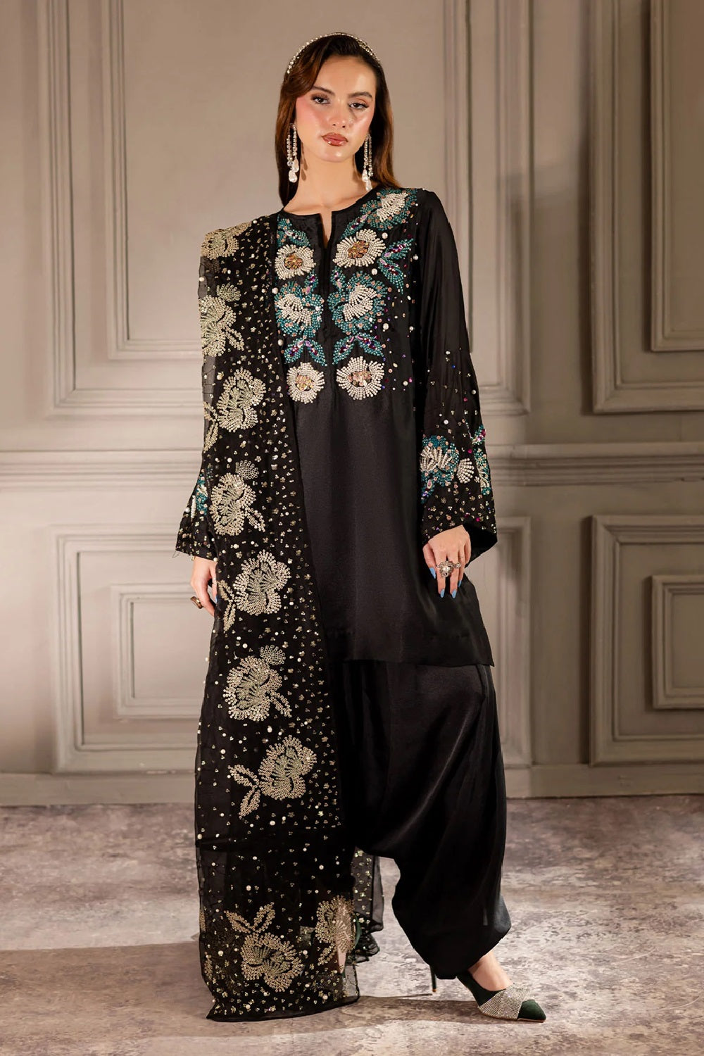 Nureh TW-18 Luxury Fancy Formal Pret'25 - TC-1366