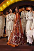 Nureh Jhoomro Hand Embellished Wedding Edit'26 NL-80 Zardozi - TC-1631