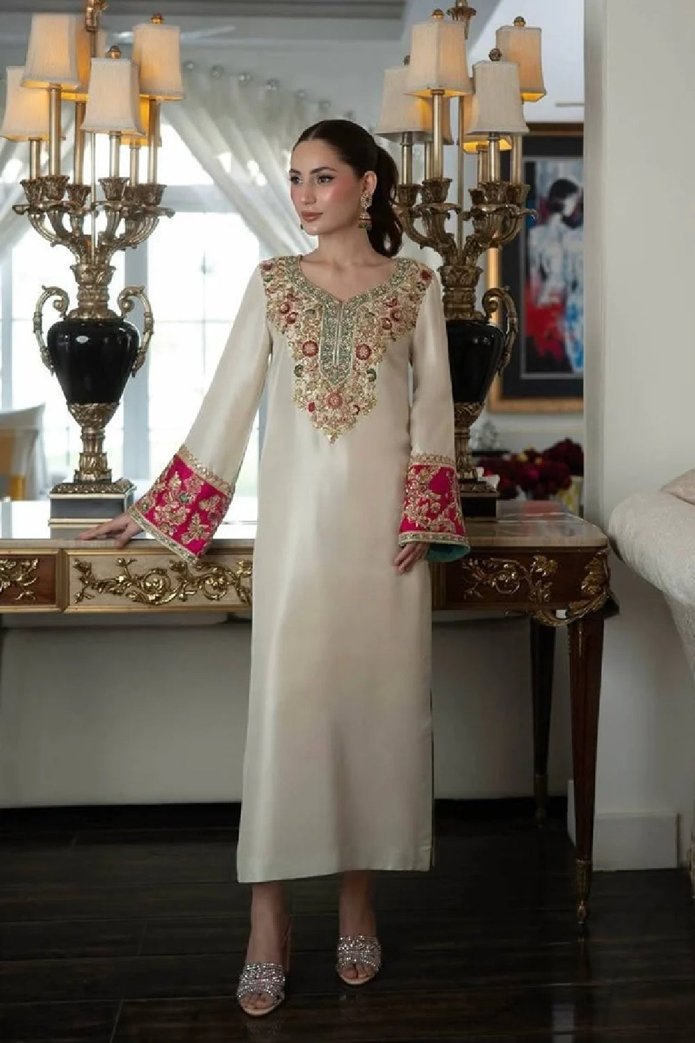 Aleena Khan - Poshkari Luxury Embroidered & Hand Made Edit'26 - TC-1732