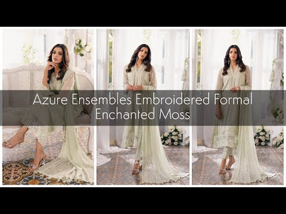 Azure | Ensembles Embroidered Formals | Enchanted Moss | TC-901