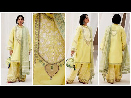 ZARA SHAHJAHAN LAWN COLLECTION'24 - DILARA-15A - TC-859