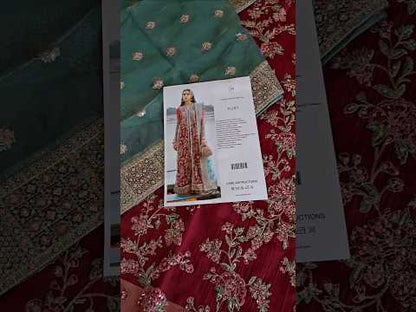 Hussain Rehar Festive Paar Collection'25  Ruby - TC-1198