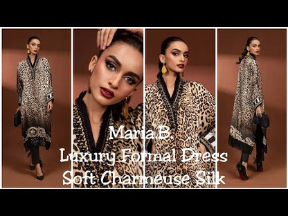 Maria.B. - Luxury Formals - Printed Charmeuse Silk - MPS-PF24-02 - TC-1021