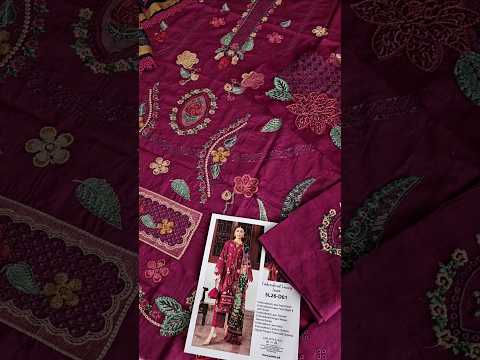 Jazmin Shahkaar Luxury Embroidered Lawn Dress'26 - SL26-D01 - TC-1785