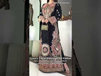 ETHNC Luxury Floral Embroidered Kaftan – Pure Viscose Raw Silk | Ready to Wear - TC-1778