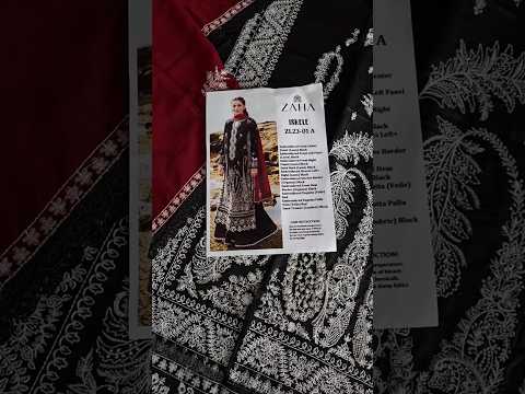 Zaha by Khadijah Shah Luxury Lawn - ISKELE (ZL23-01 A) - TC-402