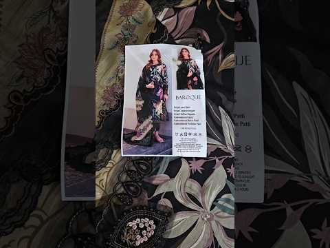 Baroque Luxury Embroidered Printed Lawn'25 SF-4090 - TC-1271