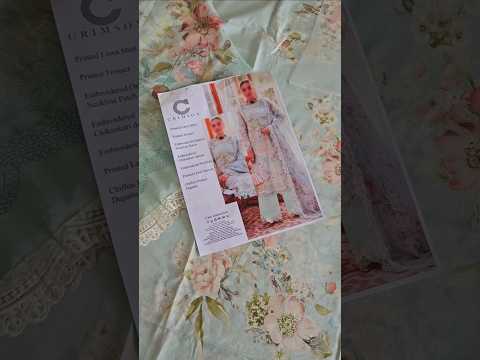 Crimson Dream Embroidered Lawn Edition'25 - TC-1236