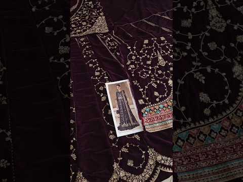 Jazmin Winter LUXE Luxury Embroidered Velvet Formal - CVF26-D03 - TC-1831