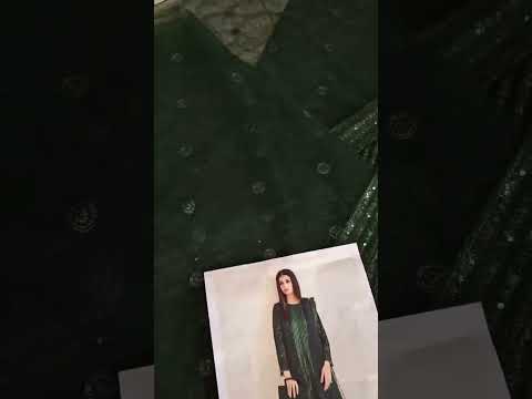 Baroque Luxury Embroidered Chiffon UF-386 - TC-842