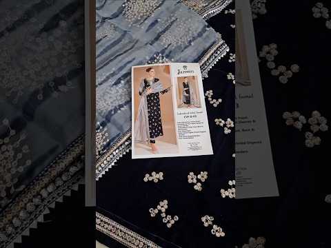 Jazmin Embroidered Velvet Formal CVF D-03 - TC-1466