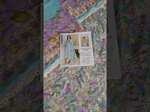 BAROQUE EMBROIDERED LAWN UF-357 - TC-758