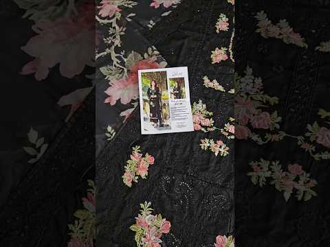 Elaf Premium - Embroidered Chikankari Lawn'26 - ELY-2B MIDNIGHT BLOSSOM - TC-1743