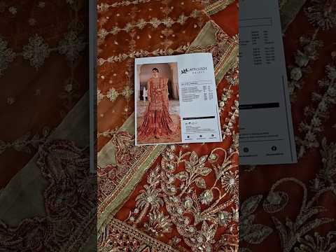 Afrozeh Rangreza Embroidered Bridal Collection - TC-1449