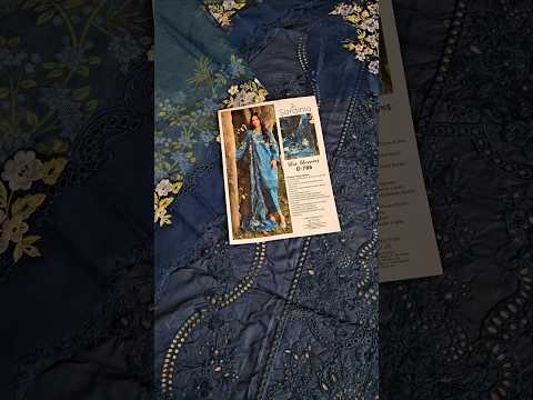 Sardinia TALES OF PETALS Luxury Lawn'26 - BLUE BLOSSOMS - TC-1561