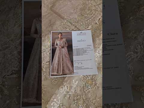 Afrozeh Brides Clara 582 | Luxury Wedding Maxi Dress 2025 - TC-1369