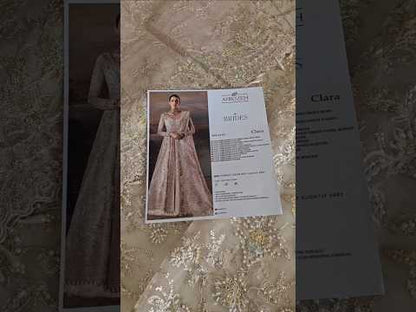 Afrozeh Brides Clara 582 | Luxury Wedding Maxi Dress 2025 - TC-1369