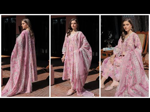 BAROQUE EMBROIDERED LAWN UF-315 - TC-696