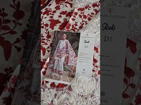 Zainab Chottani Tahra Lawn'25 - RUHI-D1-UNS - TC-1386