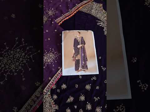 Jazmin Embroidered Velvet Formal CVF D-08 - TC-1403
