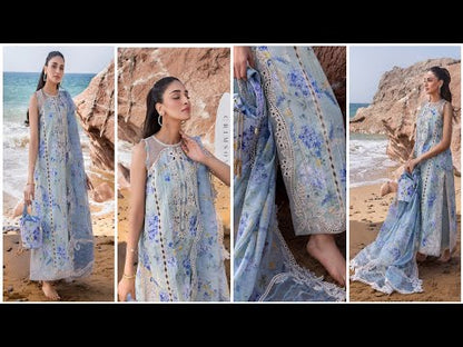 FLOW BY CRIMSON Chikankari Lawn'25 Who'S That Girl - D3 B - TC-1295
