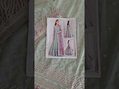 Jazmin Luxury Embroidered Chiffon Edition'25 - UC-3062 - TC-1229