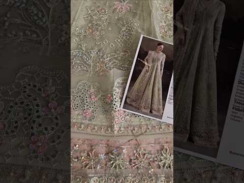 Qalamkar - Elirah Luxury Wedding Formal'26 Maxi MF-02 SAGE AURA - TC-1782
