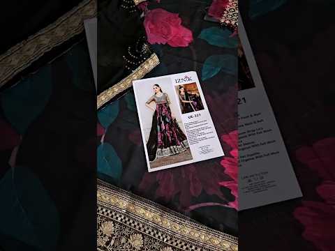 Iznik Embroidered Luxury Formal Chiffon & Digital Print Maxi - UE 321 - TC-1442