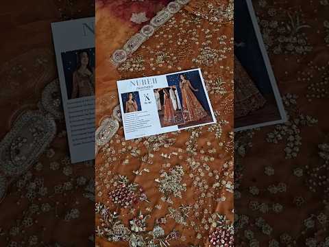 Nureh Jhoomro Hand Embellished Wedding Edit'26 NL-80 Zardozi - TC-1631
