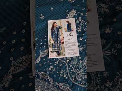 Qalamkar - SAHIL LUXURY LAWN’25 - FK-05 AURORA - TC-1191