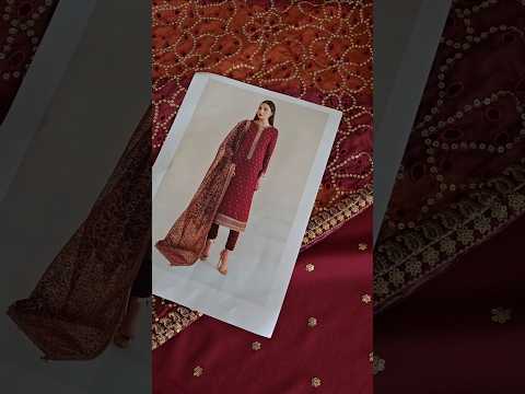 Jazmin Luxury Lawn Edition'25 UR-7017 - TC-1153