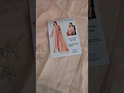 Baroque Luxury Embroidered Chiffon Edit'26 PR-1154 - TC-1562