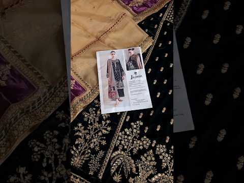 Jazmin Embroidered Velvet Formal CVF D-01 - TC-1429