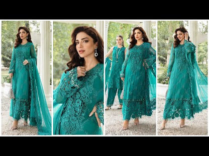 Maria.B. Mbroidered Embroidered Chiffon'24 - MPC-24-105 - TC-1056