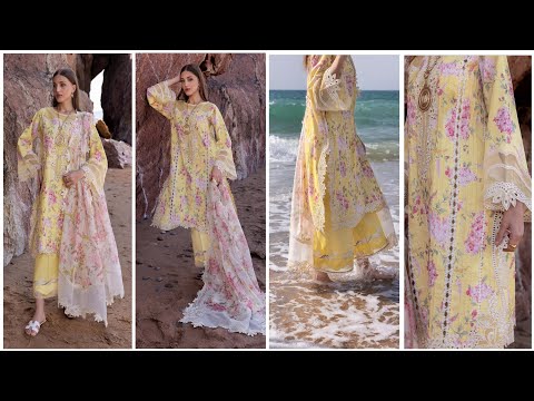 FLOW BY CRIMSON Chikankari Lawn'25 Who'S That Girl - D3 A - TC-1294