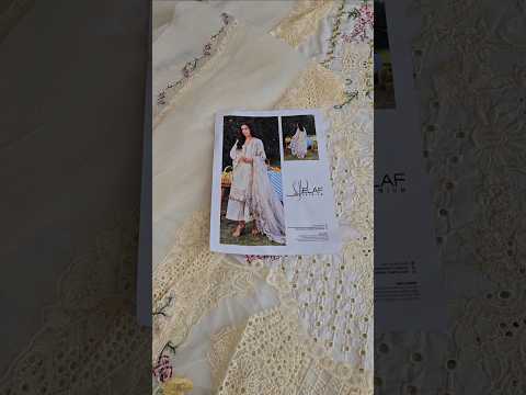 Elaf Premium - Embroidered Chikankari Lawn'26 - ELY-3A PERLE - TC-1629