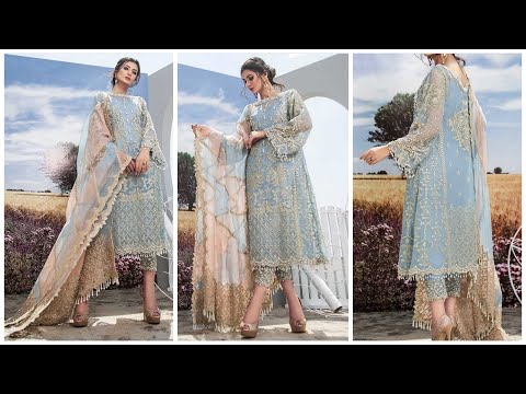 Samsara By Khadija Batool - Larkspur - Luxury Pret - TC-285