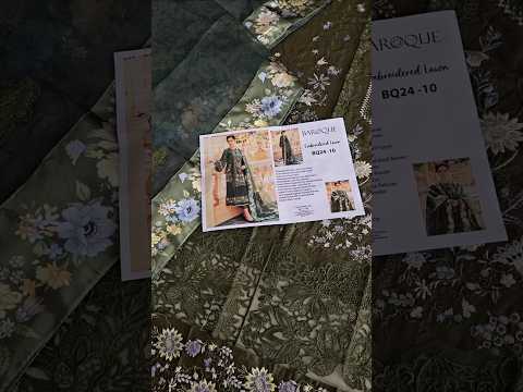 Baroque Luxury Embroidered Lawn BQ24SL D-10 - TC-1614